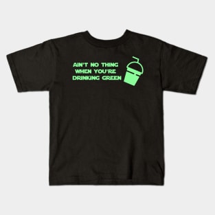 Edge of the Galaxy Green Milk Kids T-Shirt